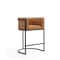 Manhattan Comfort Cosmopolitan Counter Stool in Camel and Black CS008-CL - alternate 1